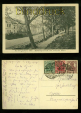 BAD GEORGENTHAL sw-AK Mhlteichpromenade und Tambacher Strasse 1920 (d6336)