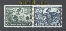 dt. Reich Zusammendrucke Mi # W 47 postfrisch Wagner-Zusammendruck (30393)