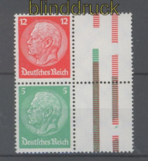 dt. Reich Zusammendrucke Mi # S 108 postfrisch (35882)