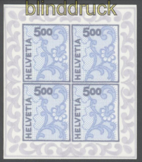Schweiz Mi # 1726 Stickereimarke Kleinbogen postfrisch (35709)