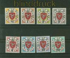 Isle of Man Porto Mi # 1/8 II postfrisch (34890)