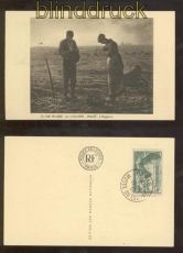 Frankreich Mi #  359/60 National-Museum mit SSt. auf 2 Blanko-Museum-AK (44747)