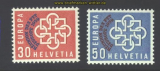 Schweiz Mi #  681/82 postfrisch Europa 1959 (17047)