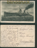 Marine-Schiffspost Minensucher M50 R1 Marine-Feldpost 1917 (27074)